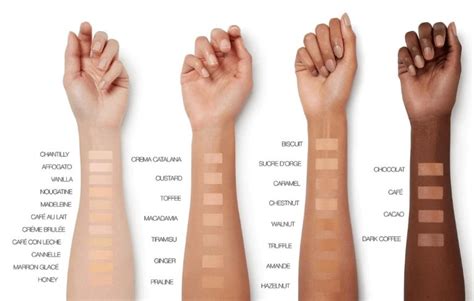 nars creamy concealer colour chart.